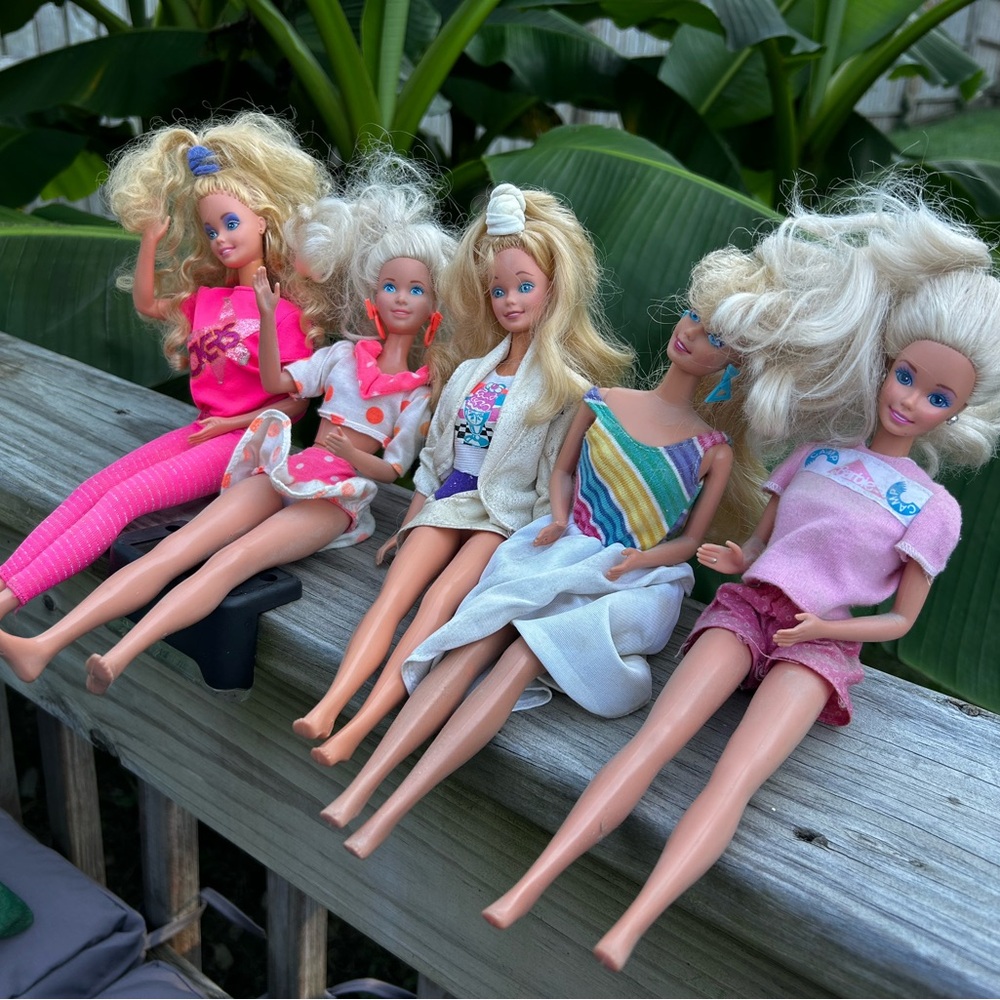 Mattel Barbie Dolls Lot 5 1966/1975 Clothing Barbie